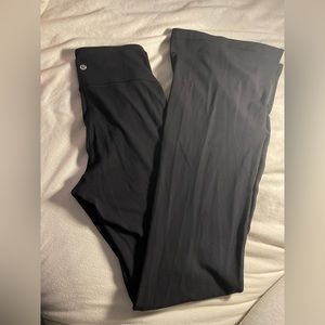 Groove Super-High-Rise Split-Hem Flared Pant Nulu- Black